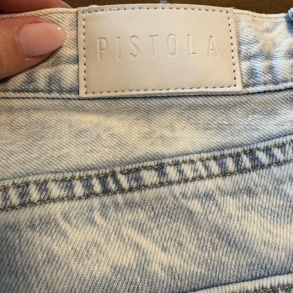 Pistola 90's Straight Leg Light Wash Denim Jeans - Picture 1 of 7